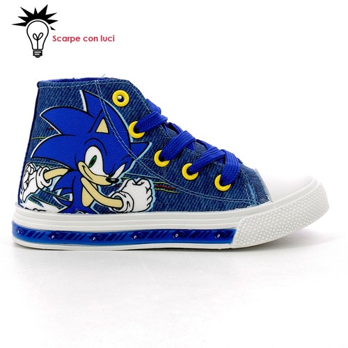 Scarpa tela alta con luci - scarpa,